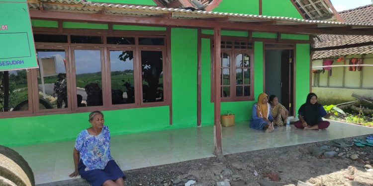 Pasca TMMD Reguler Bojonegoro, Muriono Kini Tempati Rumah Layak Huni