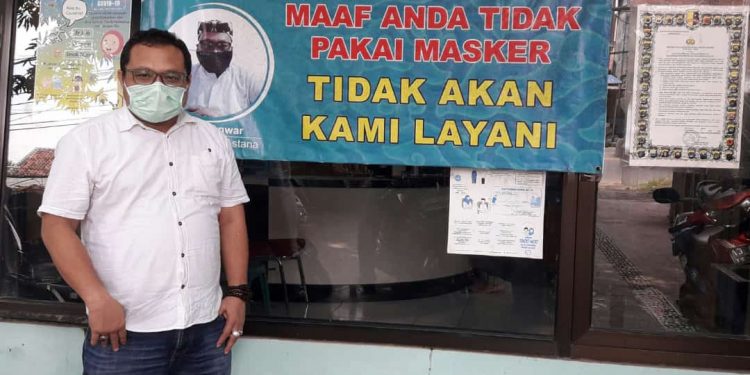 KUWU NURIL ANWAR : MAAF ANDA TIDAK PAKAI MASKER TIDAK AKAN KAMI LAYANI