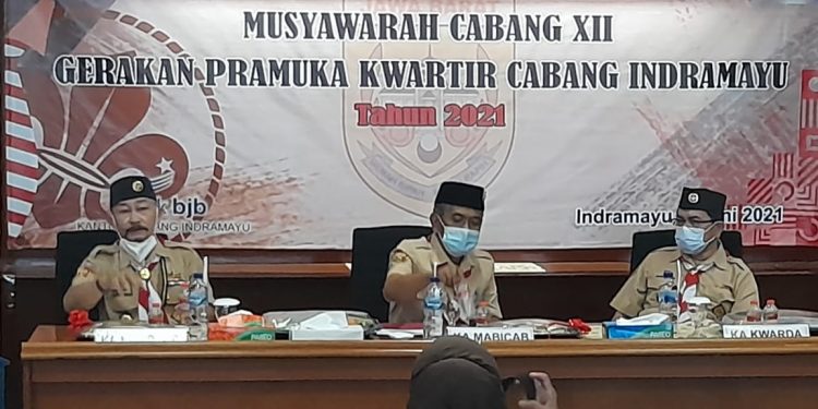 Erwin Purnama Jabat Ketua Kwarcab Pramuka Indramayu