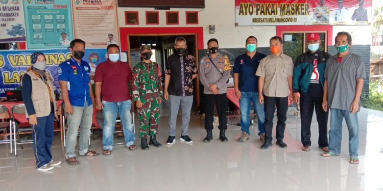SATGAS PENANGANAN COVID-19 KECAMATAN PALIMANAN MONITORING KEGIATAN VAKSINASI LANSIA DIDESA BEBERAN