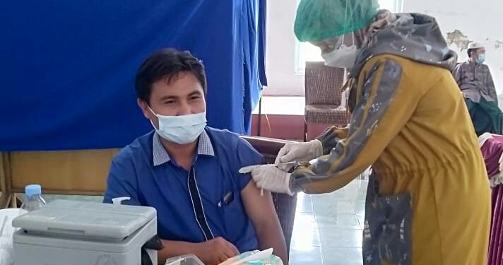 VAKSINASI COVID-19 DIGELAR DIDESA TEGALWANGI