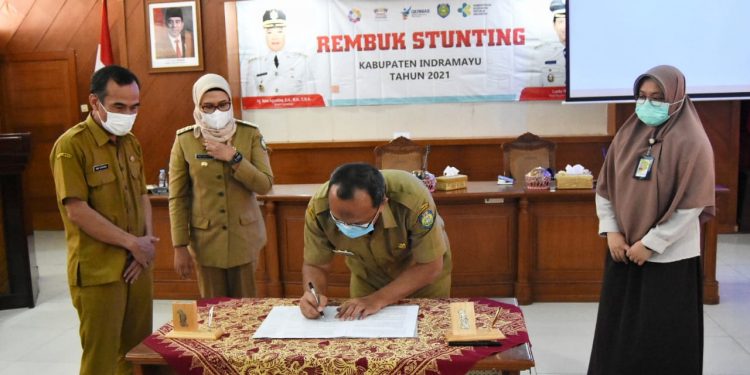 Bupati Indramayu Minta Semua Sektor Serius Tekan Angka Stunting