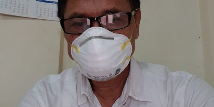 Kasus Covid 19 Meningkat, Markas PMI Indramayu Aktif Lakukan Penyemprotan Desinfektan..
