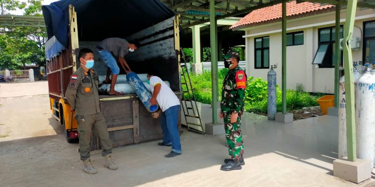 TNI dan Polri Bantu Suplai Oksigen Untuk Rumah Sakit