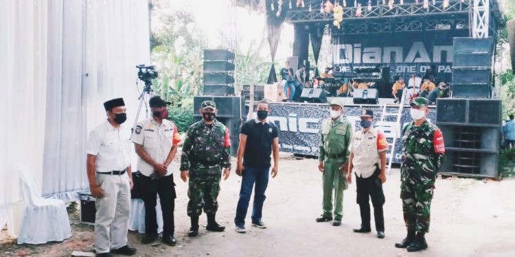 Bubarkan Panggung Dangdutan, Satgas Covid-19 Kecamatan Sedong Ambil Tindakan Humanis