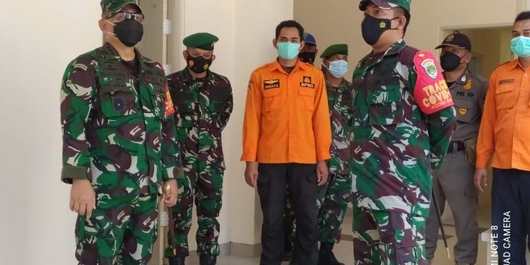 Danrem 063 SGJ Tinjau Kesiapan Isoter Covid-19 di Indramayu