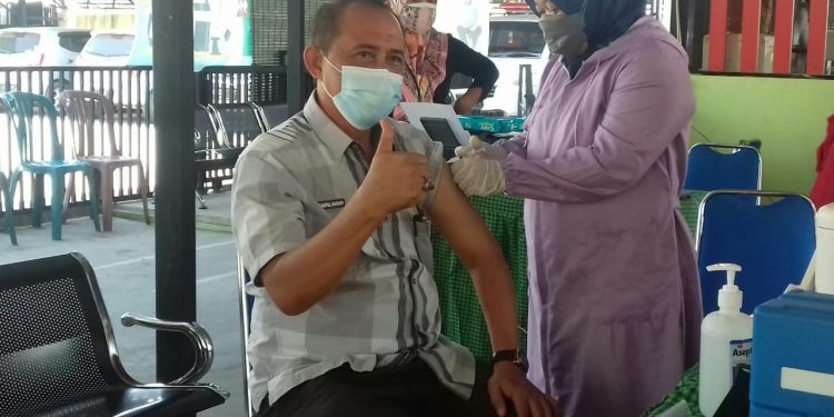 Vaksinasi Moderna Dilaksanakan Di Puskesmas Kedaton
