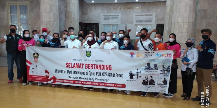 Bupati Indramayu Lepas 7 Atlet PON Papua