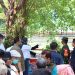 Peringati World Cleanup Day, Forkopimda Indramayu Bersih Bersih Sungai Cimanuk Lama