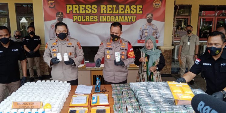 Polres Indramayu Ungkap Sindikat Obat Terlarang Terbesar Se  Jawa Barat