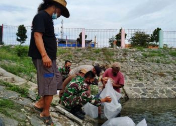 Dinas Perikanan Brebes ,Tebar Bibit di Embung Podomoro Larangan