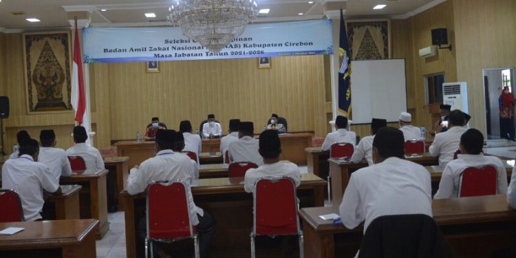 21 Peserta Ikuti Seleksi Penjaringan Komisioner Baznas Kabupaten Cirebon Periode 2021-2026