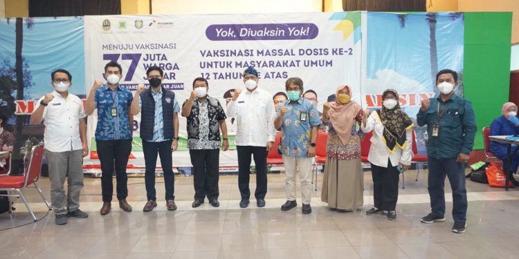 Sambut Hari Jadi Indramayu, Sentra Vaksinasi Pertamina Balongan Suntikkan 5000 Dosis Vaksin Tahap 2