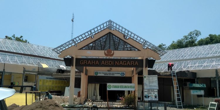 Rehab Gedung Korpri Indramayu Terlihat Rapih