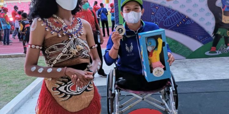 Peparnas Papua, Atlet NPCI Indramayu Sumbang Perak Untuk Jabar