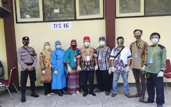 Pilwu Di TPS 16 Desa Pegagan Kecamatan Palimanan Berjalan Lancar Dan Terapkan Prokes