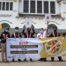 “Edan Sepur” Lakukan Kampanye Gerakan Lindungi Perempuan dan Anak di Stasiun Cirebon