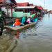 Ratusan Warga Pesisir Brebes Terdampak Rob Terima Bantuan
