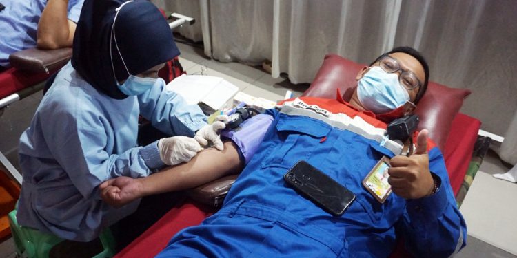 Kilang Pertamina Internasional Unit Balongan Lakukan Donor Darah