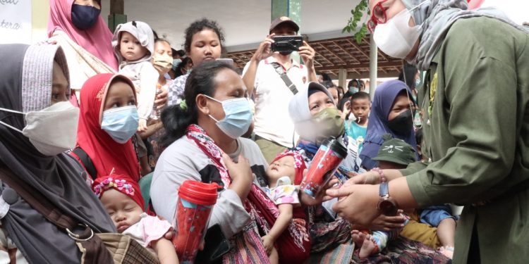 Untuk Pastikan Pemberian Vitamin Bupati  Keliling Posyandu.