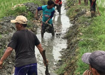 Pemdes Sende Bersama Unsur Masyarakat Laksanakan Kegiatan Kebersihan Lingkungan
