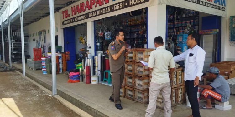 Monitoring Data Perusahaan, Pol PP Susukanlebak Temukan Dua Toko Material Belum Kantongi Ijin Tempat Usaha