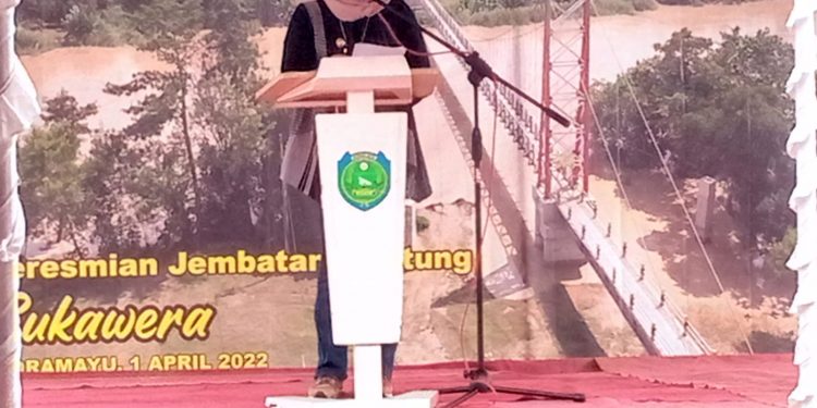 Kementerian PUPR Resmikan Jembatan Gantung Sukawera