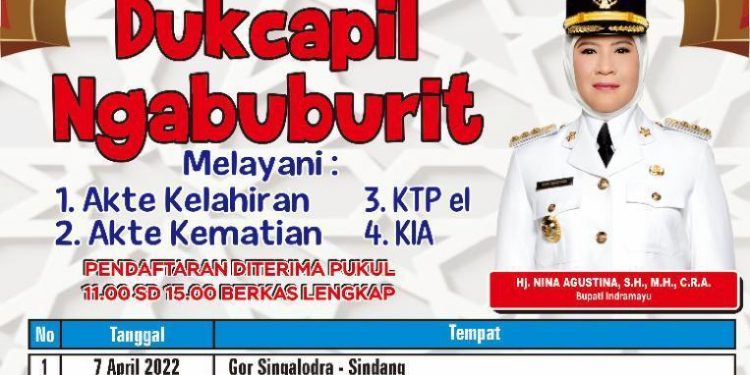 Ngabuburit Bareng Discapil Indramayu Dapat Adminduk
