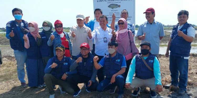 Ditjen POI KKP Kunjungi Kampung Perikanan Budidaya Nila Salin Indramayu