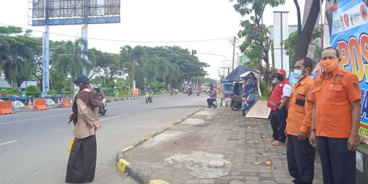 Jajaran BPBD Kabupaten Cirebon Pantau Arus Mudik