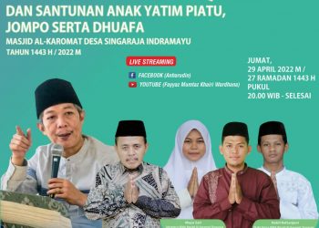 Berkah Ramadhan, 572 Anak Yatim dan Dhuafa di Desa Singaraja dan Singajaya Indramayu Peroleh Santunan