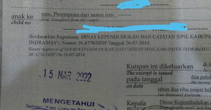 Kabid Akte : Tanda Tangan Pada Stempel Legalisir Itu Palsu