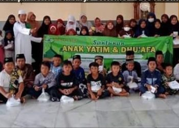 100 Anak Yatim dan Piatu di Indramayu Menerima Santunan