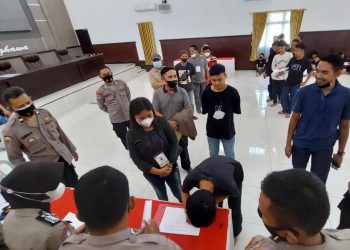 Polres Indramayu Bina Puluhan Remaja Diduga Geng Motor