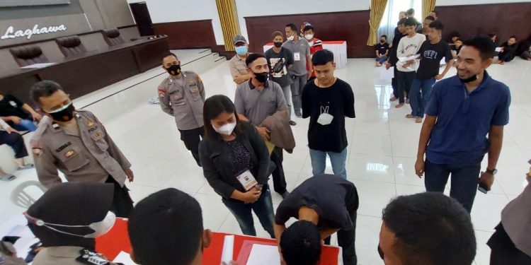 Polres Indramayu Bina Puluhan Remaja Diduga Geng Motor