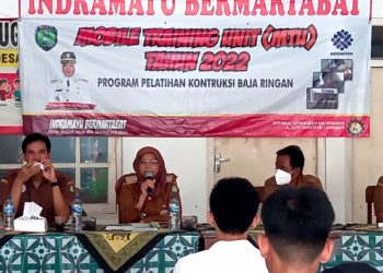 16 Pemuda Tunggulpayung Indramayu Mengikuti Pelatihan Konstruksi Baja Ringan