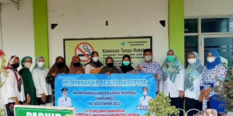 Hari Keluarga Nasional Ke XXIX Tahun 2022, Puskesmas Bangodua Gelar Pelayanan KB Serentak Sejuta Akseptor