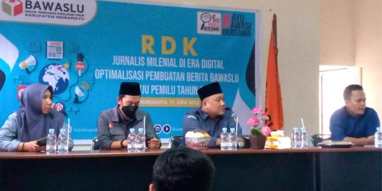RDK Bawaslu Indramayu, Optimalkan Pembuatan Berita Menuju Pemilu 2024