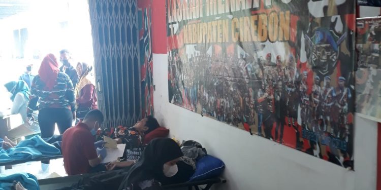 LMP Marcab Kabupaten Cirebon Gelar Donor Darah