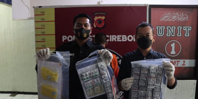 Polresta Cirebon Amankan Bandar Obat Keras Terbatas