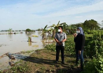 Hulu Cimanuk Banjir, Bupati Nina Agustina Minta Seluruh Perangkatnya Siaga