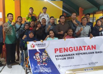Bawaslu Indramayu Sosialisasi Penguatan Pemahaman Kepemiluan Bagi Disabilitas