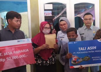 Bupati dan Jasa Raharja Indramayu Serahkan Santunan Kepada Ahli Waris Korban di Desa Pondoh