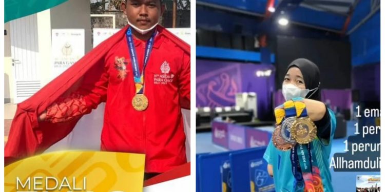 APG XI Solo, Dua Atlet NPCI Indramayu Sumbang 3 Medali Emas