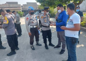 Kapolsek Depok Gelar Gaktiplin Anggota Polsek Depok