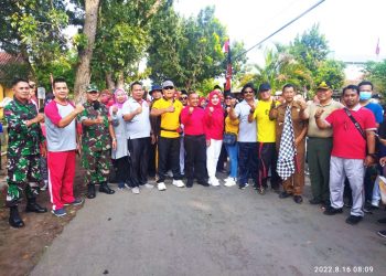Semarak HUT RI Ke 77 di Susukanlebak, Ribuan Peserta Jalan Sehat Menyemut di Jalanan