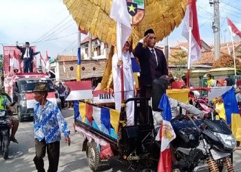 Carnaval Memperingati HUT RI Kemerdekaan Ke 77 , Masyarakat Desa Bunder, Dengan Semangat Meriah, Aman Nyaman, Dan Tertib
