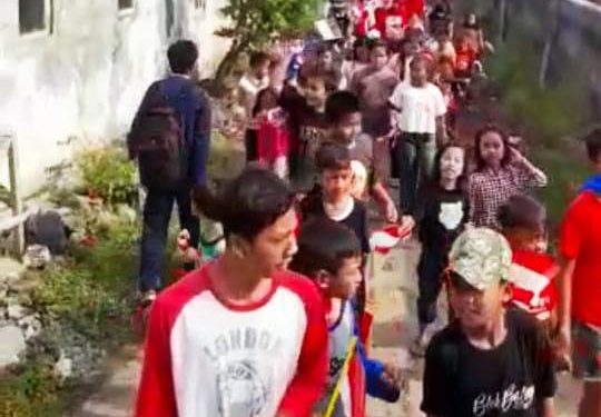 Ratusan Peserta Ikut Jalan Santai Bareng Karang Taruna Tunas Karya Desa Rambatan Wetan