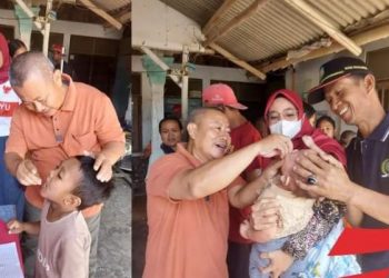 Camat Bongas Monitoring BIAN di DEsa Margamulya