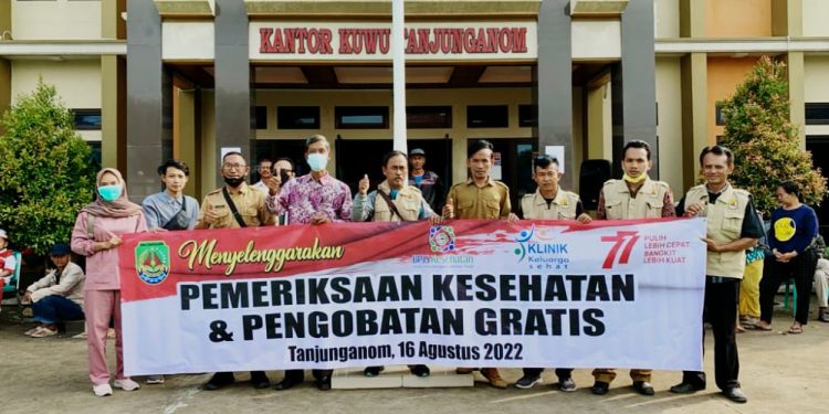 Ribuan masyarakat Meriahkan Milad Desa Tanjung Anom Ke 40 Dan HUT RI Ke 77